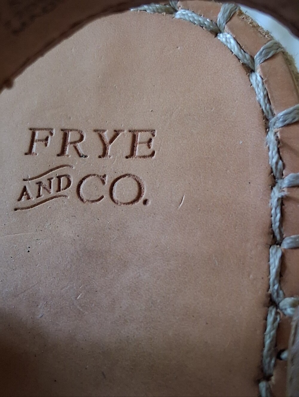 FRYE & CO KOLE ASYMMETRICAL ESPADRILLE SANDALS SIZE 7.5M - Picture 6 of 9